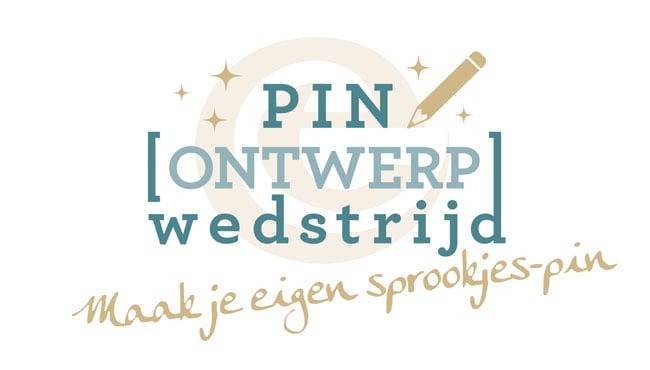 Logo van de pin-ontwerpwedstrijd.