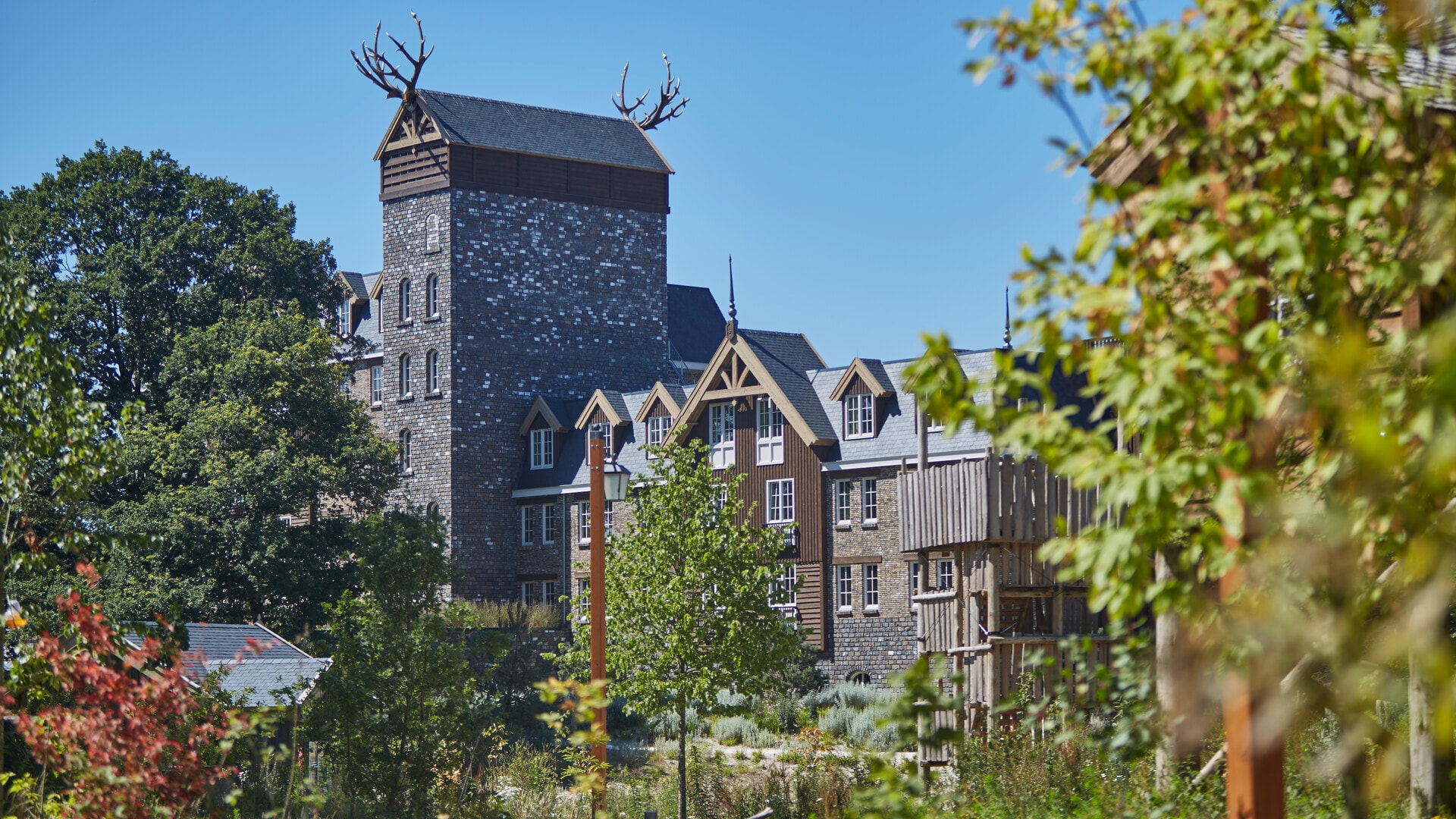 Het overzicht op het Loonsche Land hotel van de Efteling