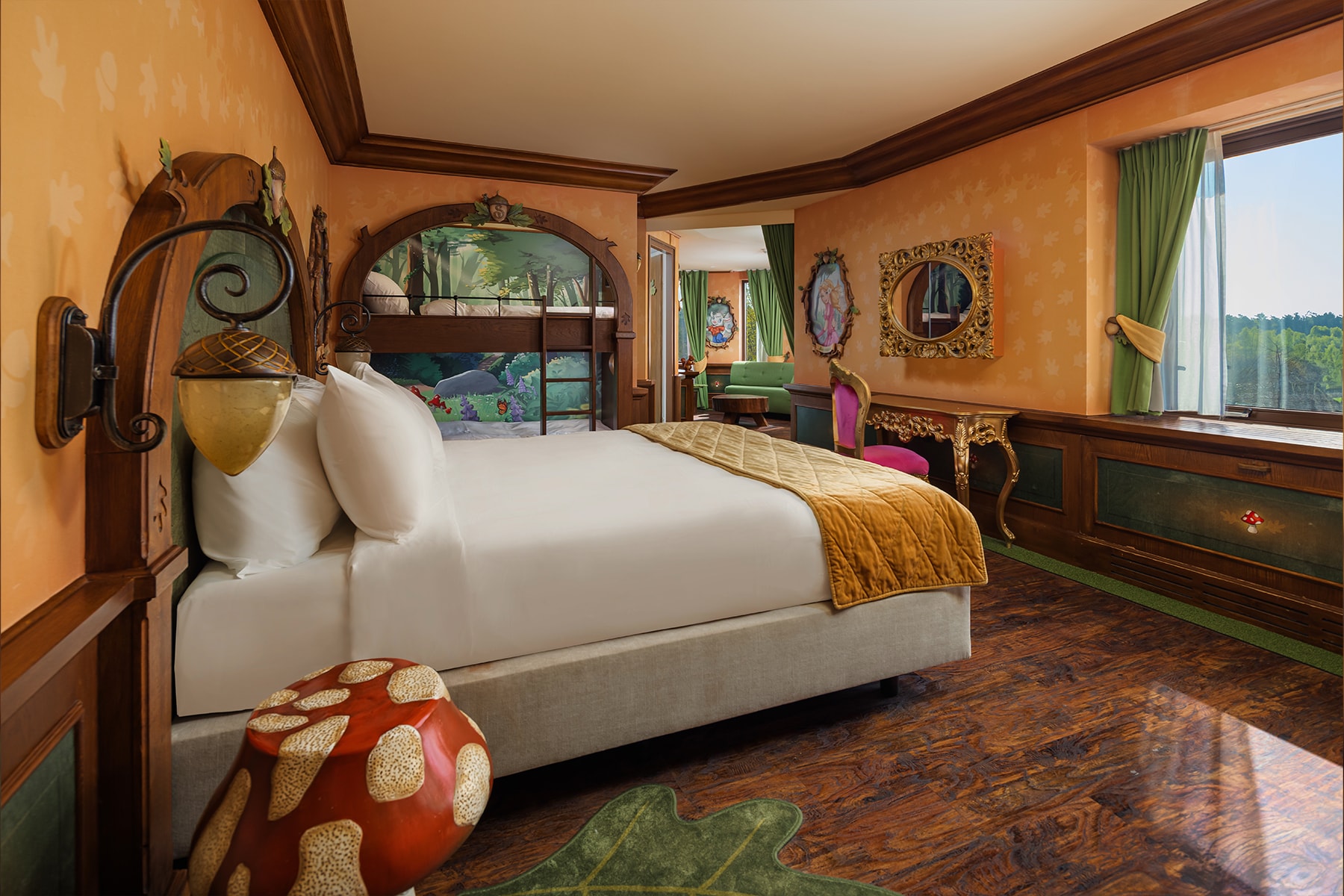 De Sprookjesboom Suite in het Efteling Wonder Hotel.