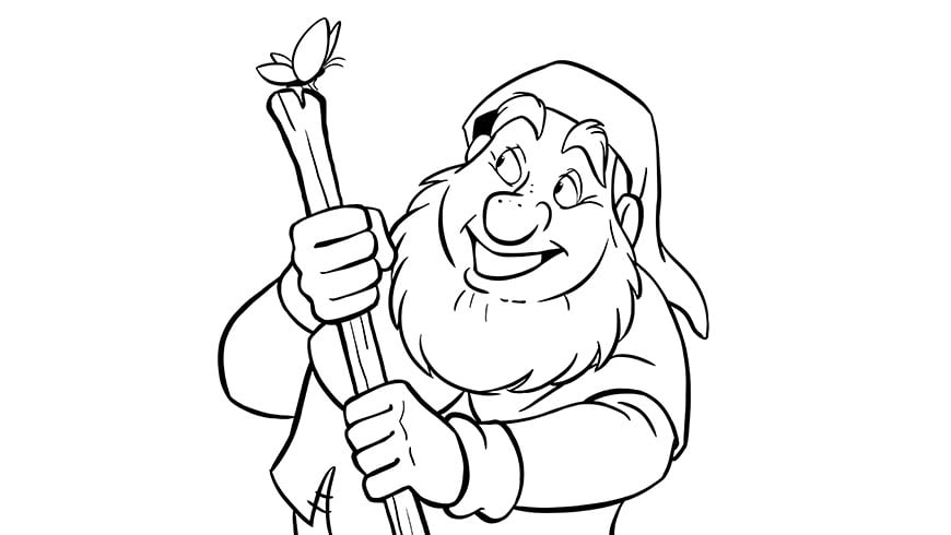 Ausmalbild Riese Und Zwerg Kinder Ausmalbilder