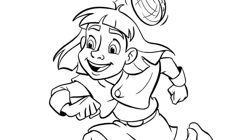 Ausmalbild Riese Und Zwerg Kinder Ausmalbilder