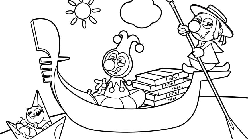 Kleurplaat Van Pardoes Efteling Kids