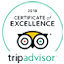 TripAdvisor - 2018 Certificate of Excellence