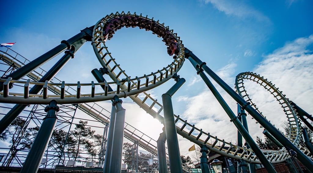 Python Steel Roller Coaster Efteling