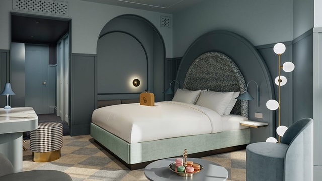 Chambre de la Tour Avec des installations sanitaires accessibles