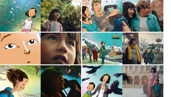 De schetsen van de nieuwe Efteling-commercial.