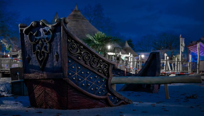 Wereld van Sindbad - schipbreuk nacht