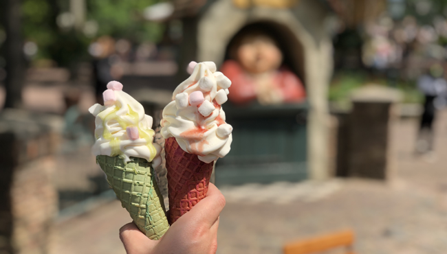 Twee softijs specials in de Efteling.