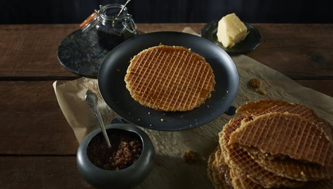 Verse stroopwafel
