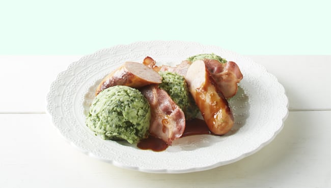 Eet typische Hollandse stamppot bij Restaurant Het Witte Paard: boerenkool.