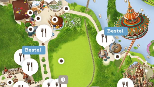 Plattegrond Efteling-app