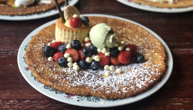 Zoete seizoenspannenkoek