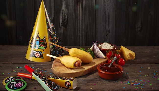 Corndog bij Efteling Wonderland