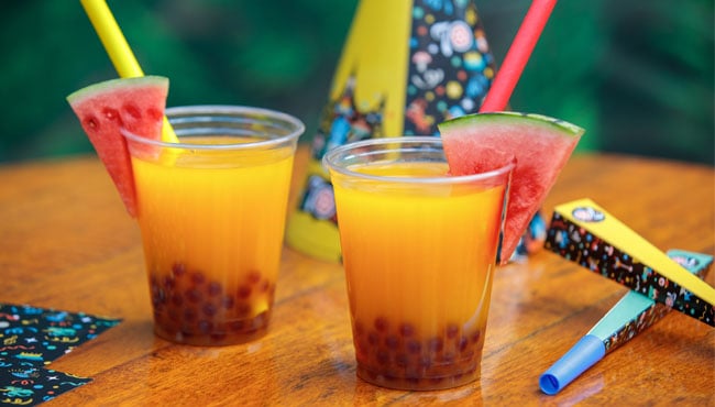 Bubble tea bij Efteling Wonderland.