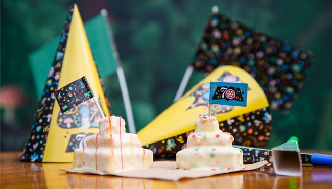 Verjaardagsgebakje bij Efteling Wonderland. 