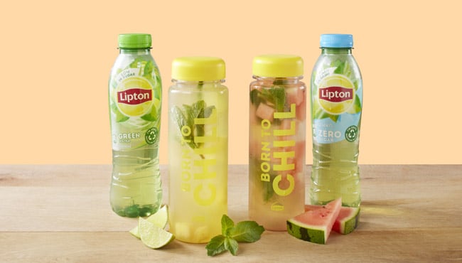 Lipton ijsthee met herbruikbare waterfles