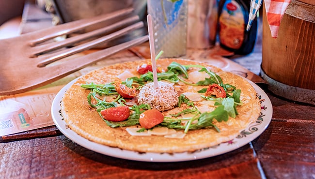 Hartige pannenkoekenspecial bij Polles Keuken