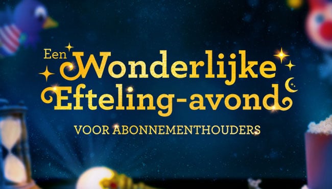 Visual van de Wonderlijke Efteling Avond