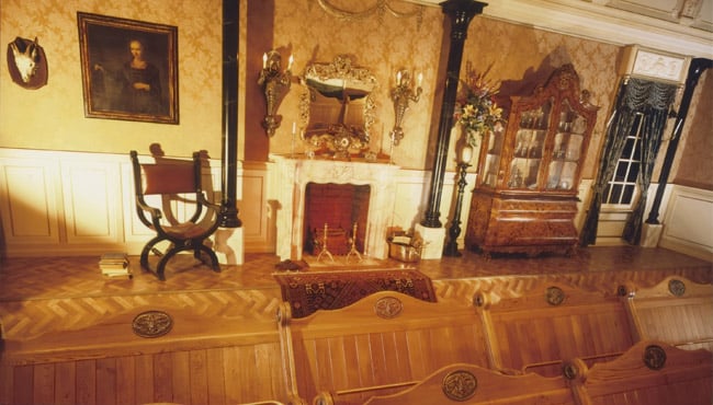 Interieur van Villa Volta