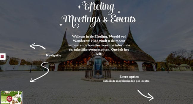 360 graden tour Efteling