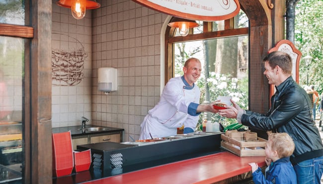 Horeca-locatie De Likkebaerd bij de ingang van de Python.