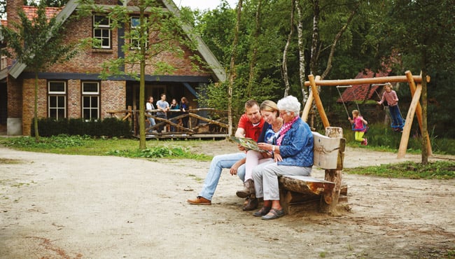 Boshoeve bij een speeltuin in Vakantiepark Efteling Bosrijk