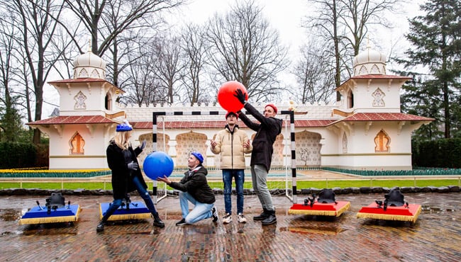 Racen op een vliegend tapijt door het Sprookjesbos in Efteling Game Night