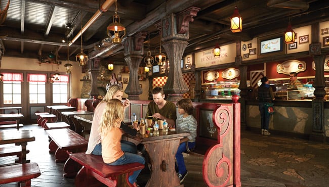 Interieur bij horecapunt De Steenbok