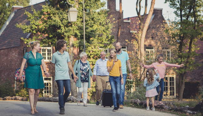 In de Efteling-hotels en –vakantieparken kan je met de hele familie blijven slapen.