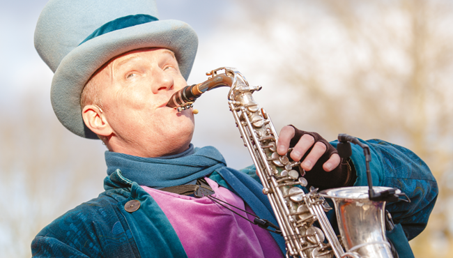 Een Efteling-muzikant