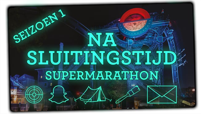 Kijk op 16 november om 19.00 uur naar de supermarathon van Na Sluitingstijd seizoen 1 op het Efteling Junior YouTube-kanaal.