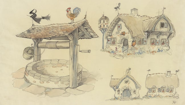 Schetsen van Anton Pieck