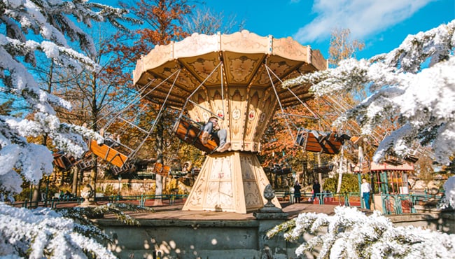 Zweefmolen Winter Efteling