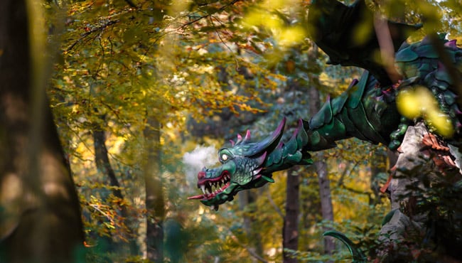 Draak in het Sprookjesbos
