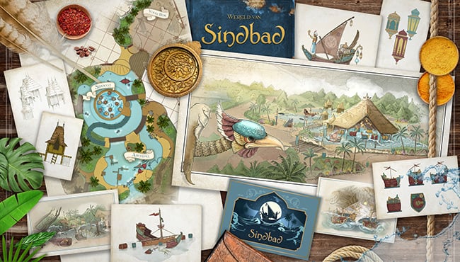 De Wereld van Sindbad moodboard