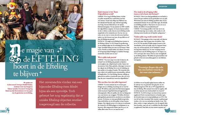 Artikel over de schatkamer van de Efteling