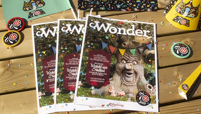 Nieuwe feestelijke editie van het Efteling-magazine Wonder