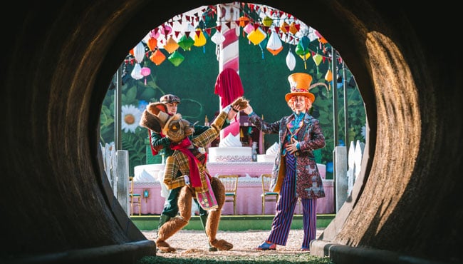 Stap via het konijnenhol Efteling Wonderland binnen