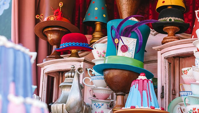 Efteling Wonderland - hoedjes van de Gekke Hoedenmaker