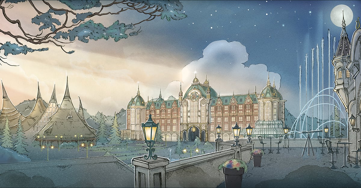 Efteling onthult schets, naam en details van het nieuwe hotel!