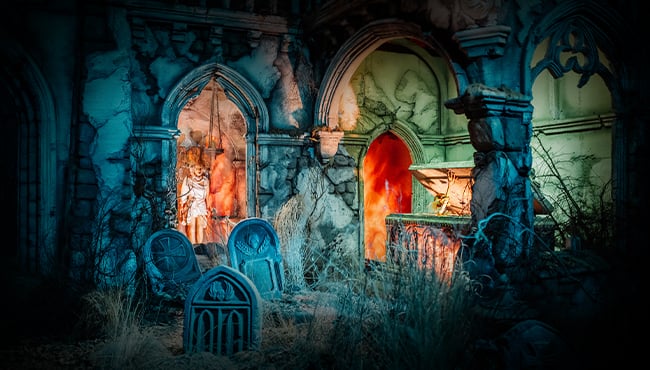 Spookslot interieur brand