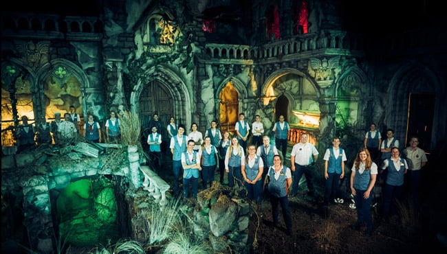 Spookslot medewerkers bij laatste show