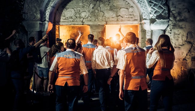 Spookslot medewerkers sluiten poort