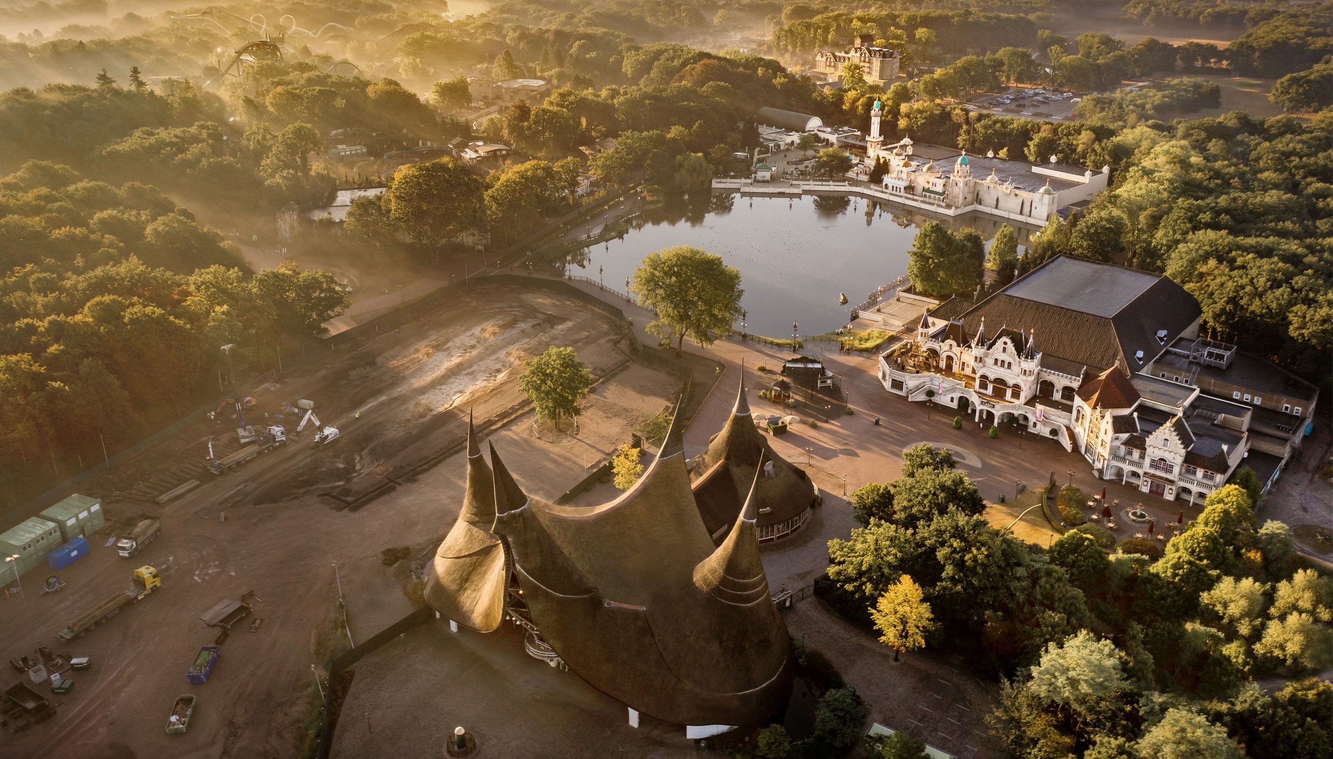 Bouwwerkzaamheden Efteling Grand Hotel van start