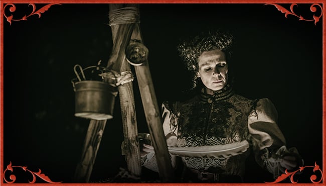 Virginie in het donker