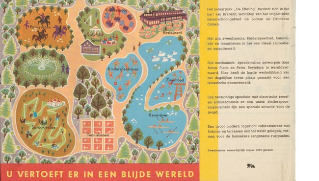 De Efteling-plattegrond van vroeger