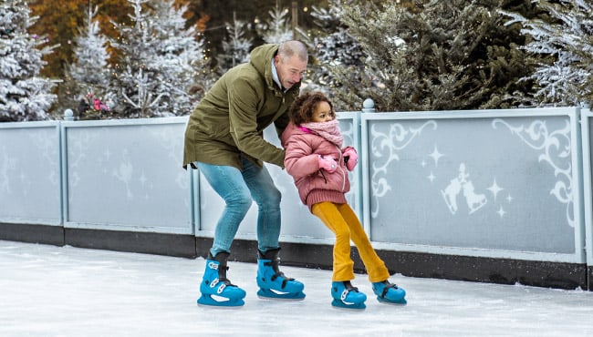 Kom je een rondje schaatsen op de schaatsbaan op de Warme Winter Weide? 