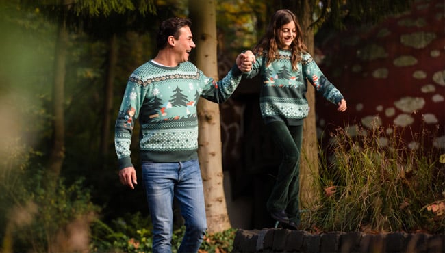 Bezoek de Winter Efteling in je nieuwe wintertrui met kabouters