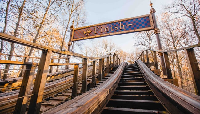 Het finishbord is weer helemaal opgepoetst