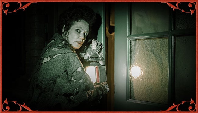 virginie met lantaarn